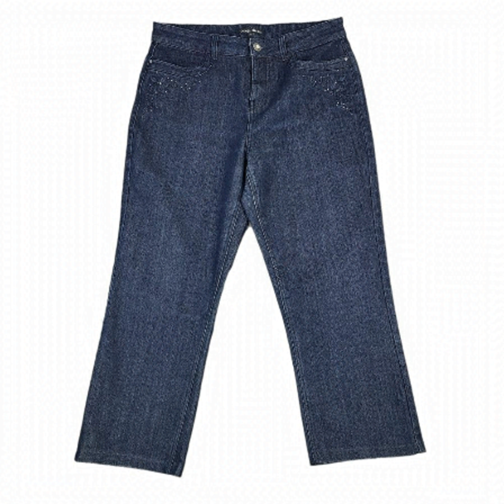 George Blue Rhinestone Denim bootcut high rise Jeans Size 10